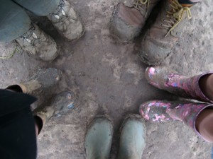 10 muddy boots