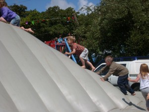inflatable pyramid