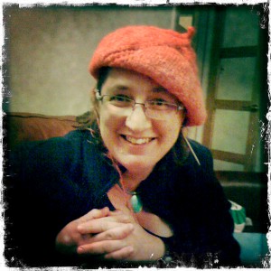 red plastic hat