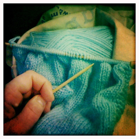 interminable knitting