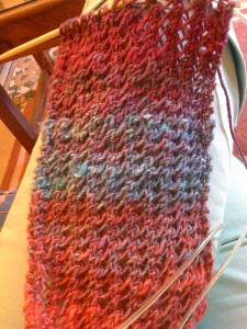 lacy noro scarf (not prawn cocktail)