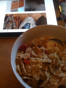 breakfast & Alicia's blog