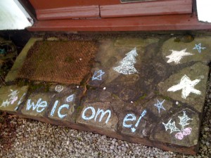 front step art!